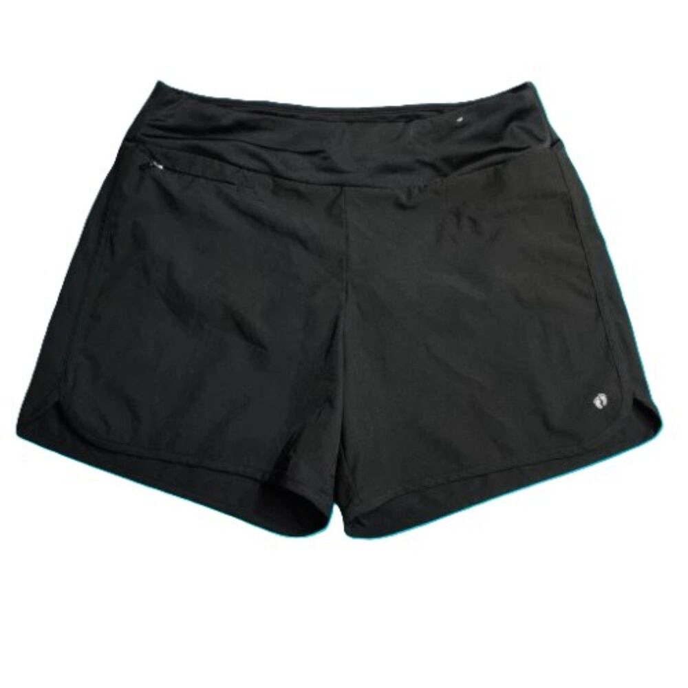 Hang Ten Men’s Black Swim Board Shorts Medium UPF 50+ Quick Dry Stretch